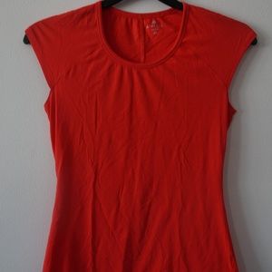 Athleta Red Orange Top XS